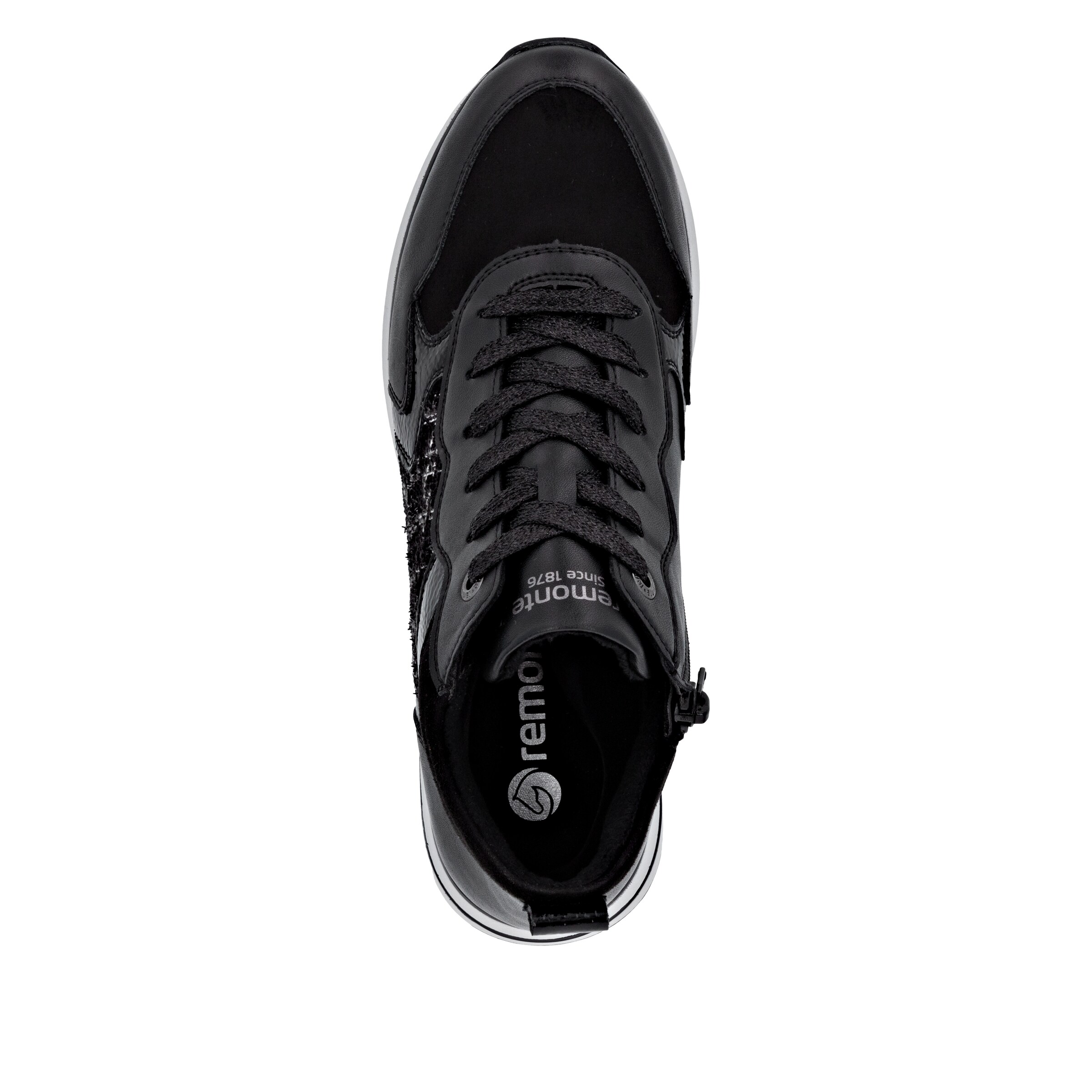 Bottines à lacets REMONTE en noir