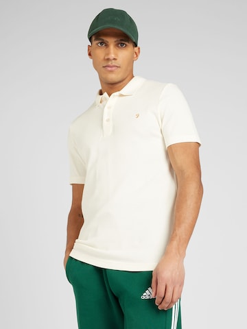 FARAH Shirt 'FORSTER' in Wit: voorkant
