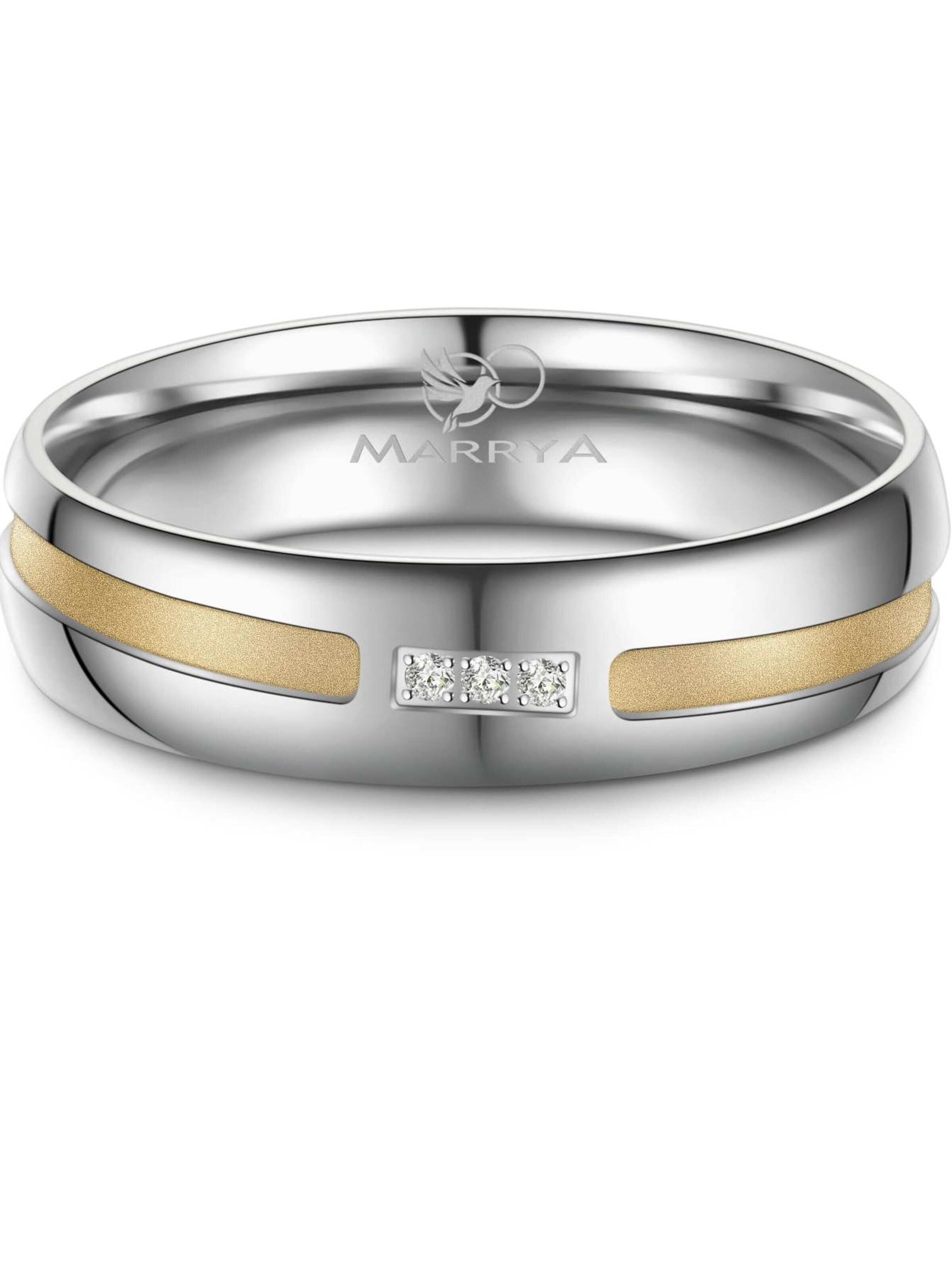 MARRYA Ring 'MARRYA SI-21 Ehering aus Silber' in Silver