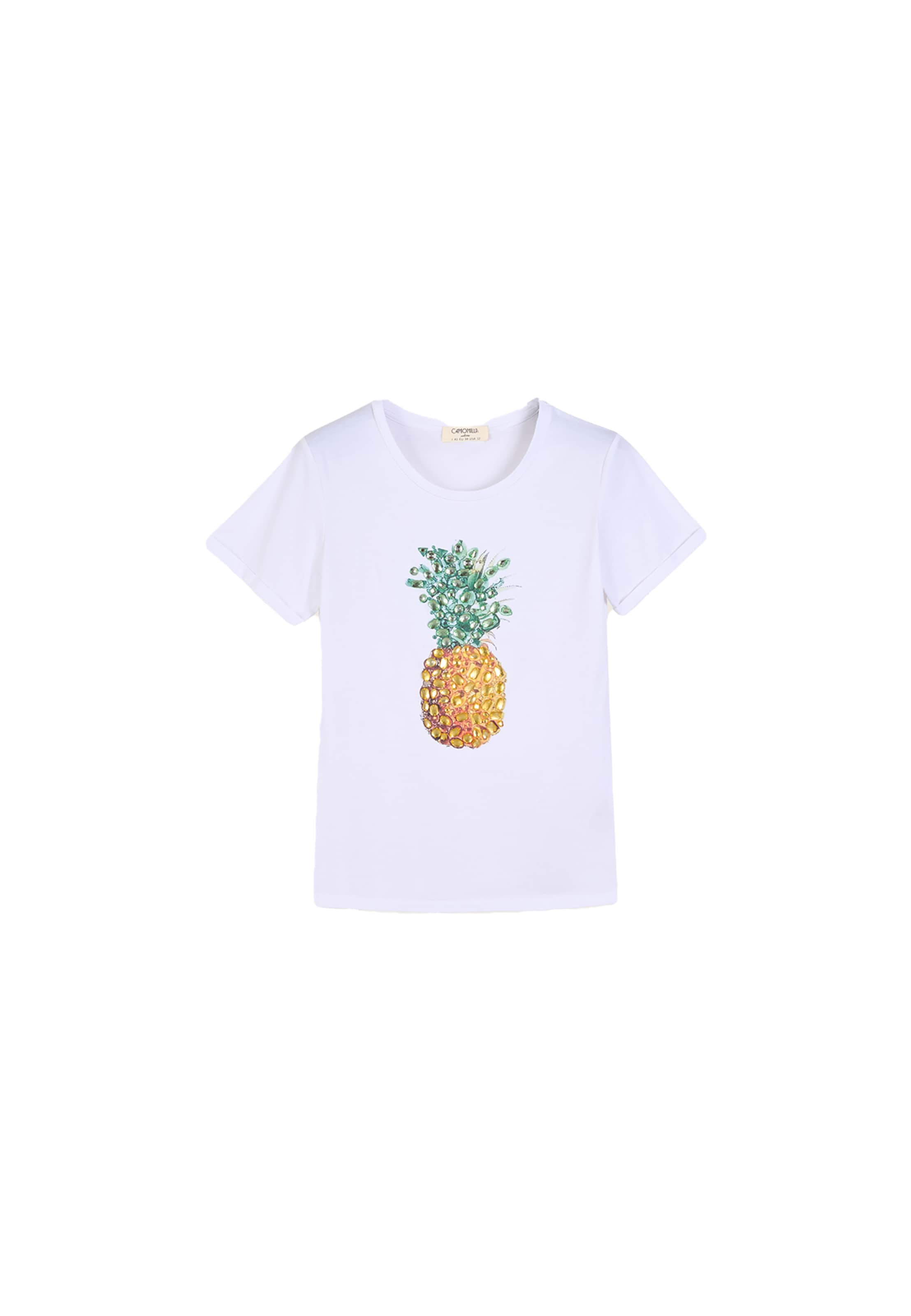 Maglietta 'Siria' di Camomilla Italia in bianco: frontale