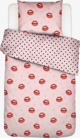COVERS & CO Bettbezug 'Kiss My Sass' in Pink: front