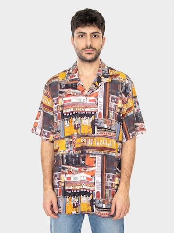 HUF Comfort fit Overhemd 'M' Corner Store S/S Resort Shirt Multi Short-Sleeve Shirt' in Gemengde kleuren: voorkant