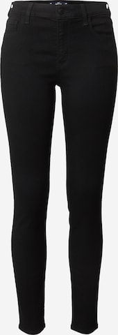 HOLLISTER Skinny Jeans in Black: front