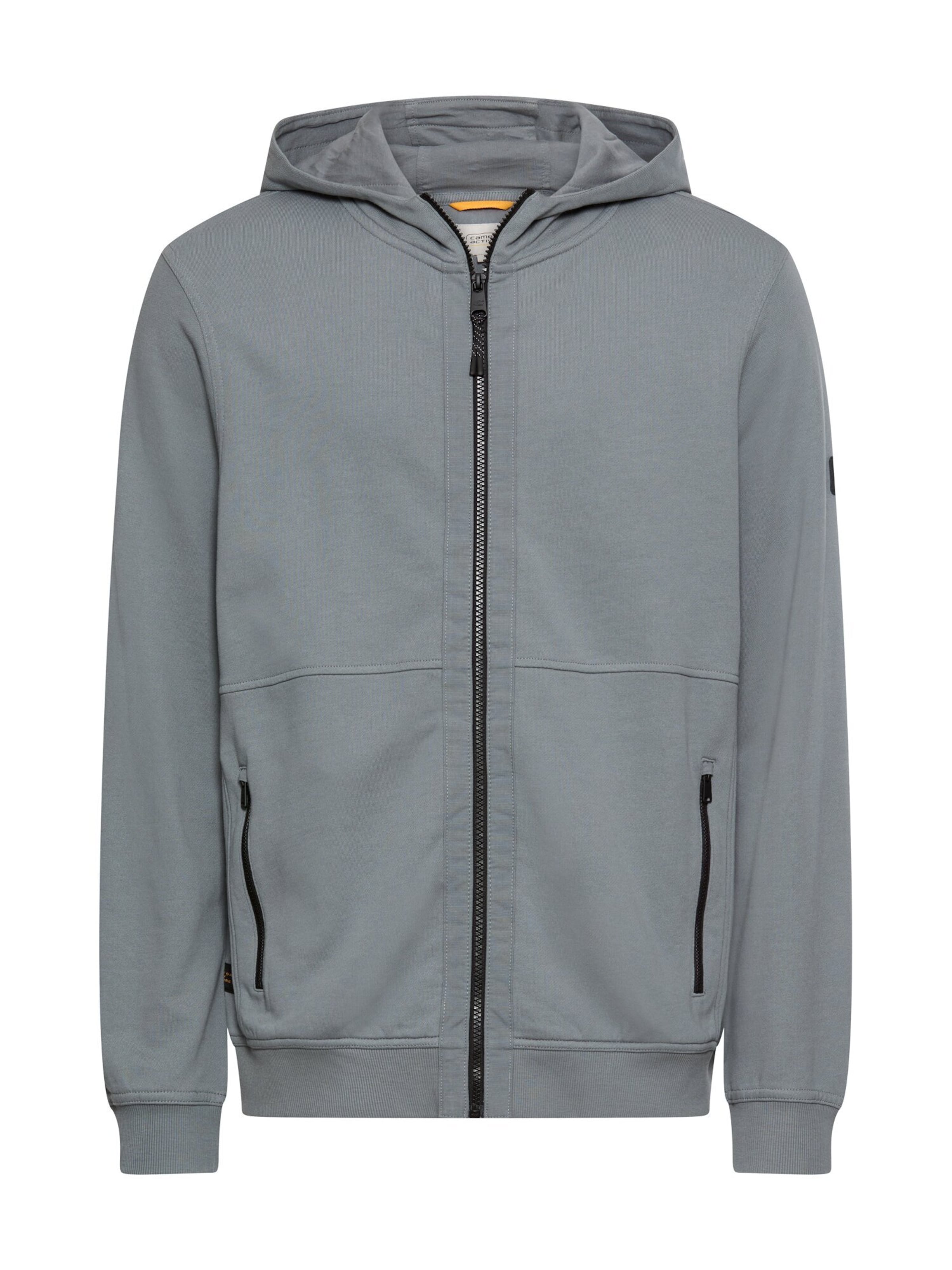 CAMEL ACTIVE Zip-Up Hoodie in Blue: front