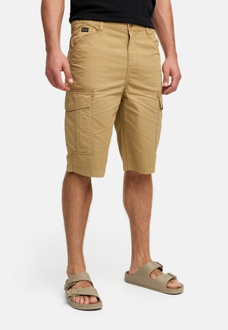 INDICODE JEANS Regular Pants 'Nadim' in Beige