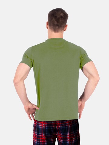 PANTONECLO Bluser & t-shirts 'Pantoneclo Men’s Round Neck T-Shirt' i grøn
