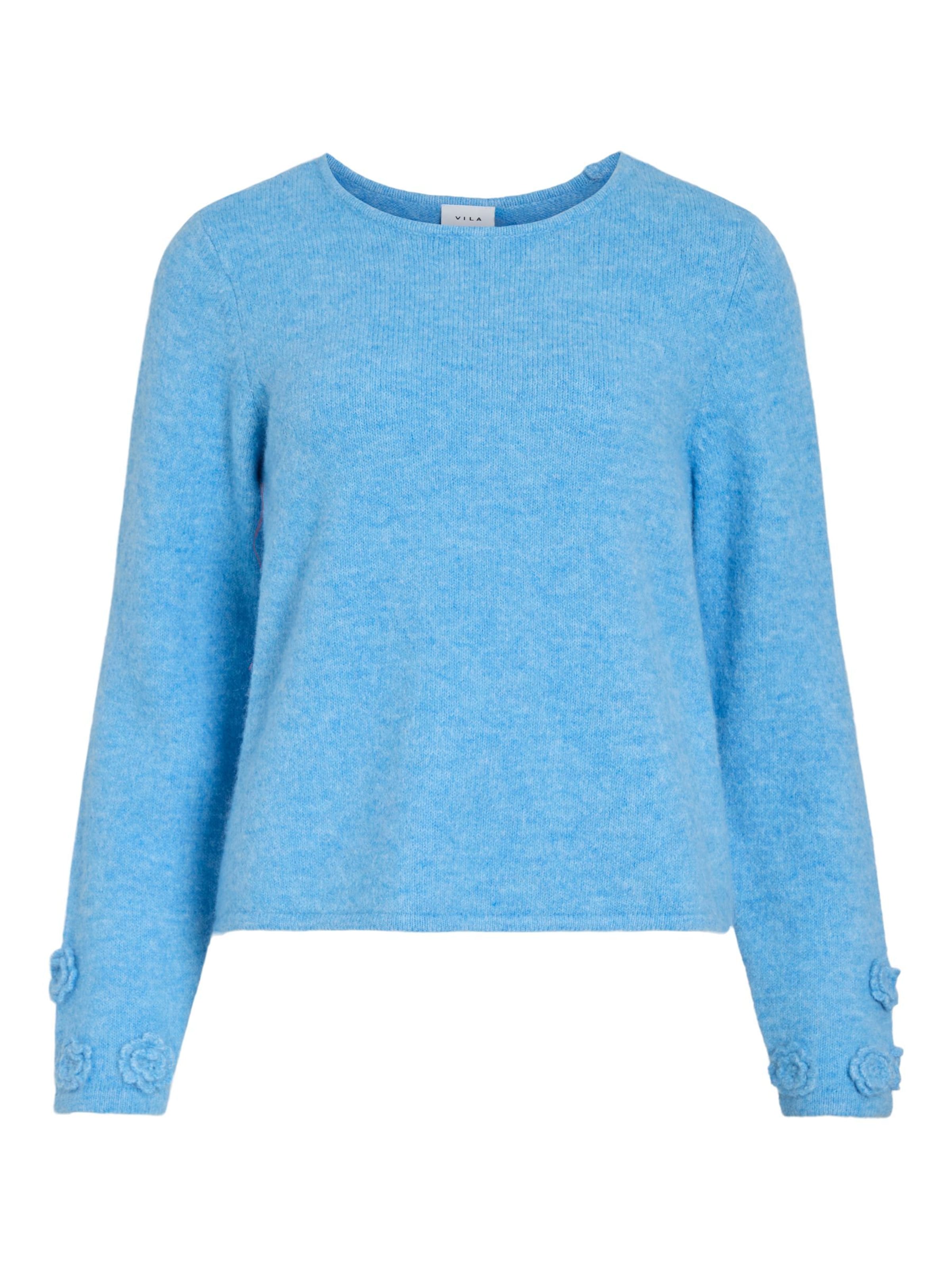 VILA Pullover 'VIPetra' in Blau: Vorderseite