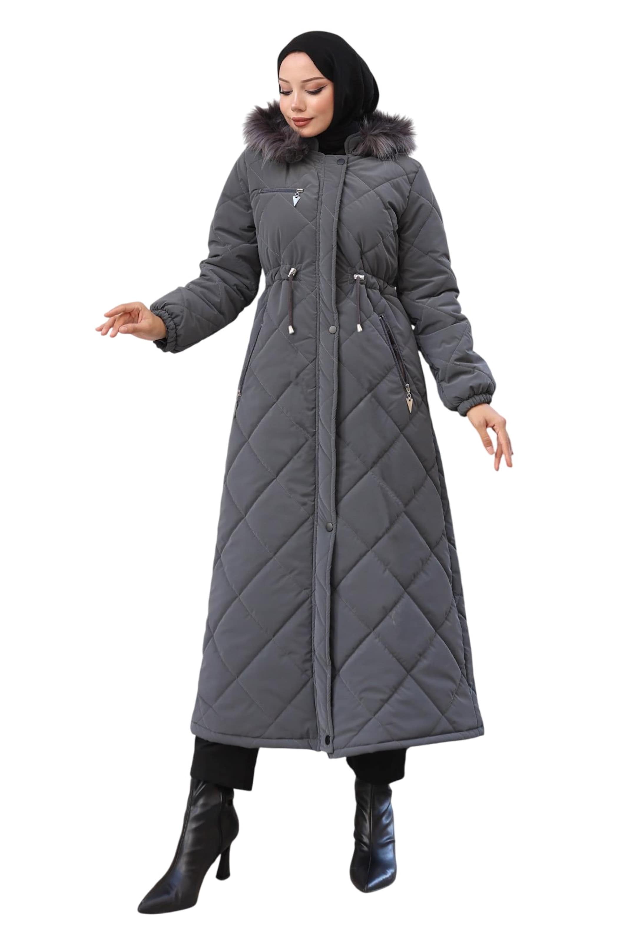 MODAMIHRAM Mantel in Grau