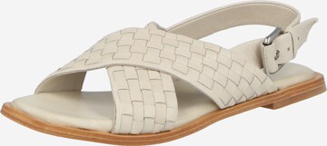 Sandalo di SHABBIES AMSTERDAM in beige: frontale