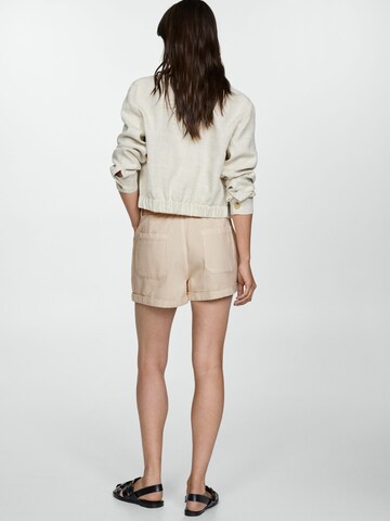 MANGO Regular Jeans 'Delia' in Beige