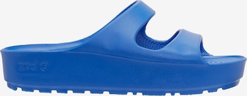 O bag Mules in Blue: front