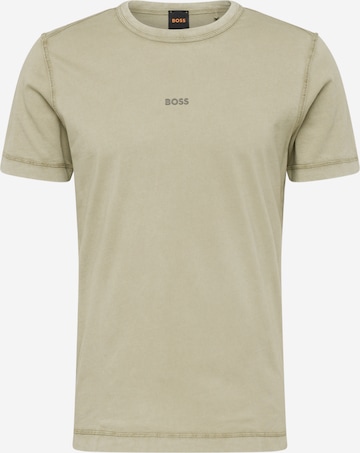 BOSS Orange Shirt 'Tokks' in Green: front