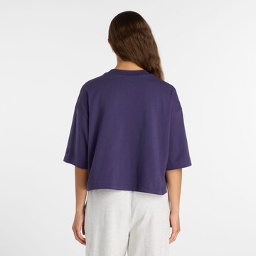 new balance - Camisa oversized em roxo