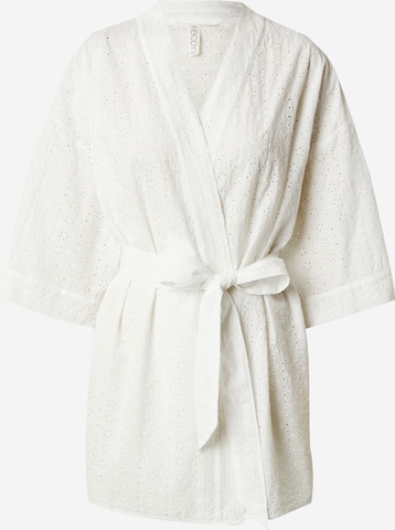 Cotton On Body Dressing Gown in White: front