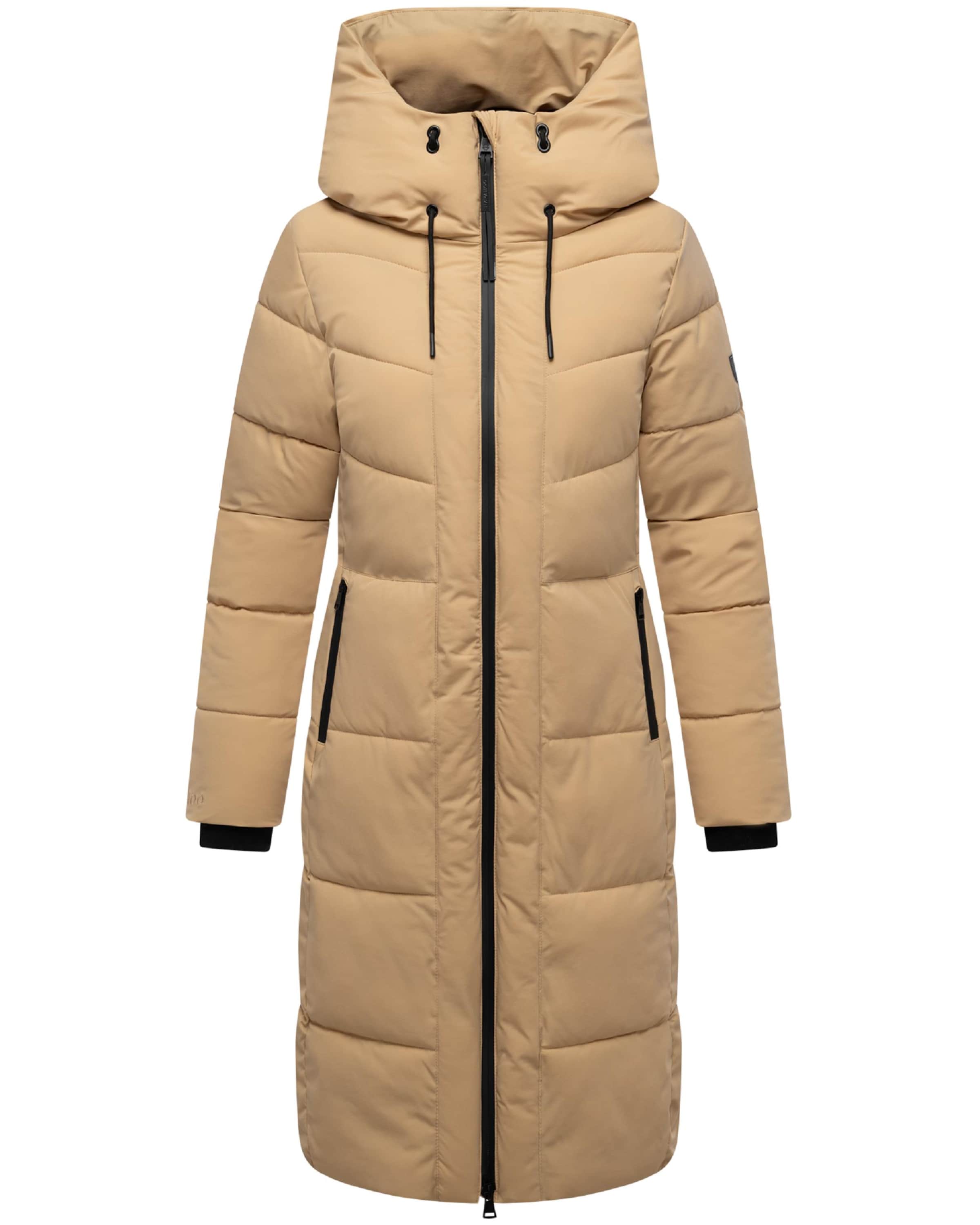 NAVAHOO Winter coat 'Schokokuss XIV' in Beige: front
