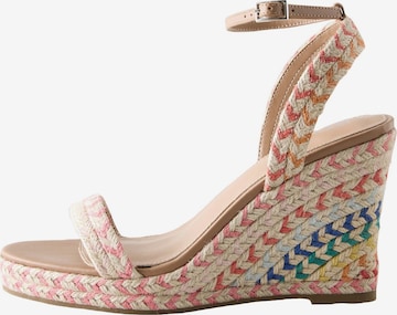 Sandales à lanières 'Forever Comfort®' Next en beige : devant