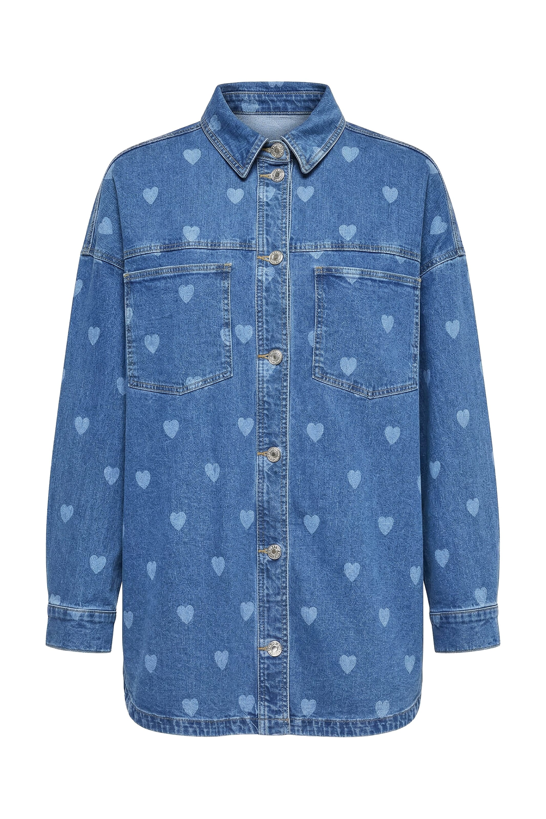 Studio Untold Blouse in Blue: front