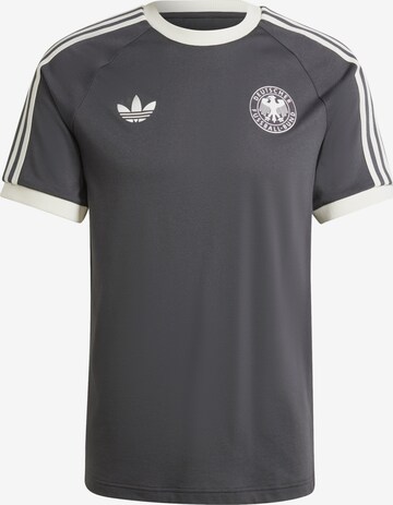 pilka ADIDAS PERFORMANCE Sportiniai marškinėliai 'Germany Adicolor Classics 3-Stripes': priekis