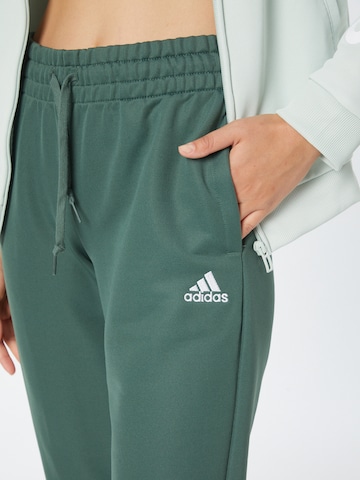 ADIDAS SPORTSWEAR Tracksuit 'Essentials Logo French Terry' in Green