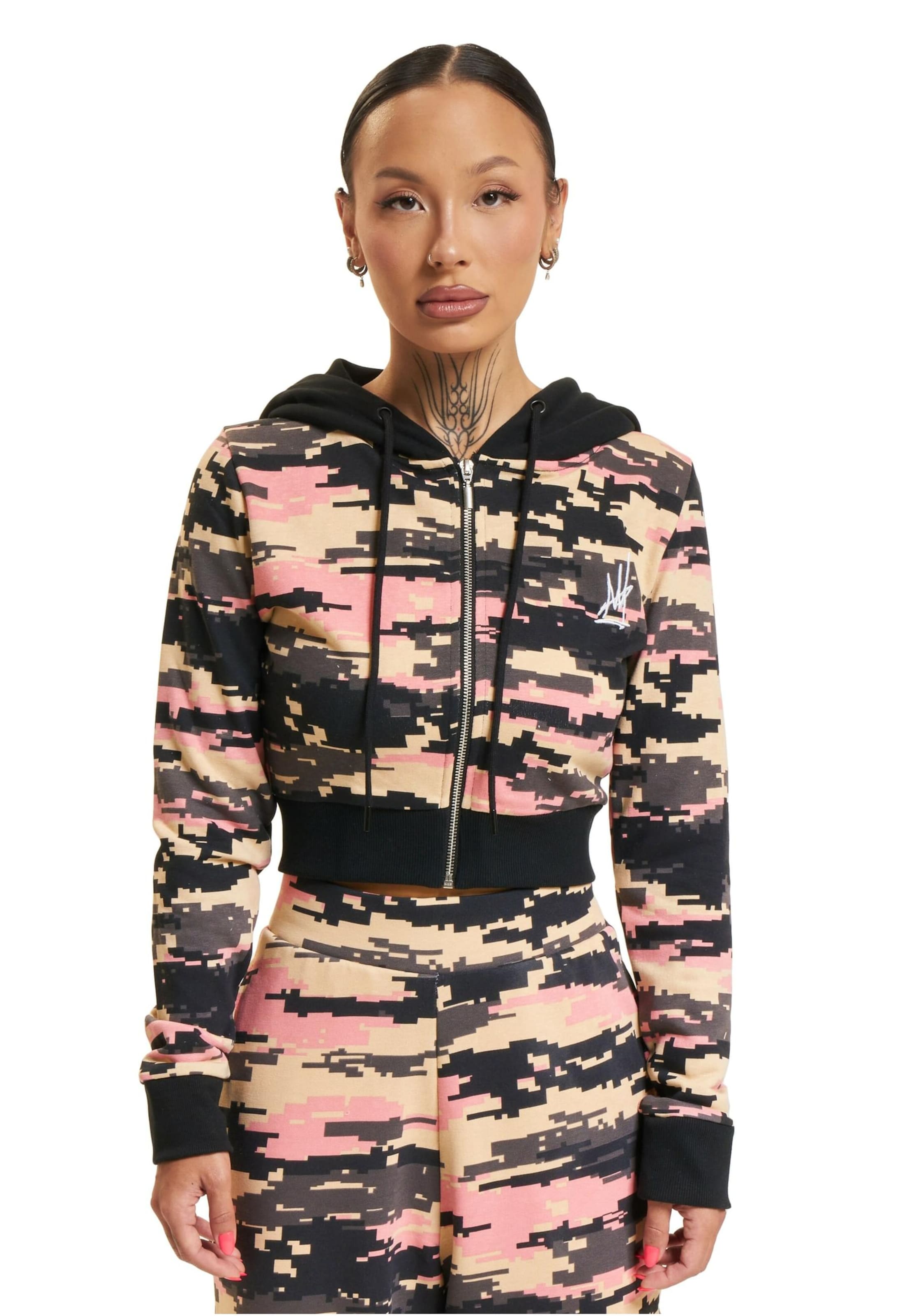 Dangerous DNGRS Кофта на молнии 'Obscure' в Смешанный: спереди