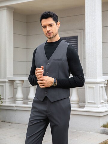 YOUTHUP Slim fit Suit 'Drittel' in Grey