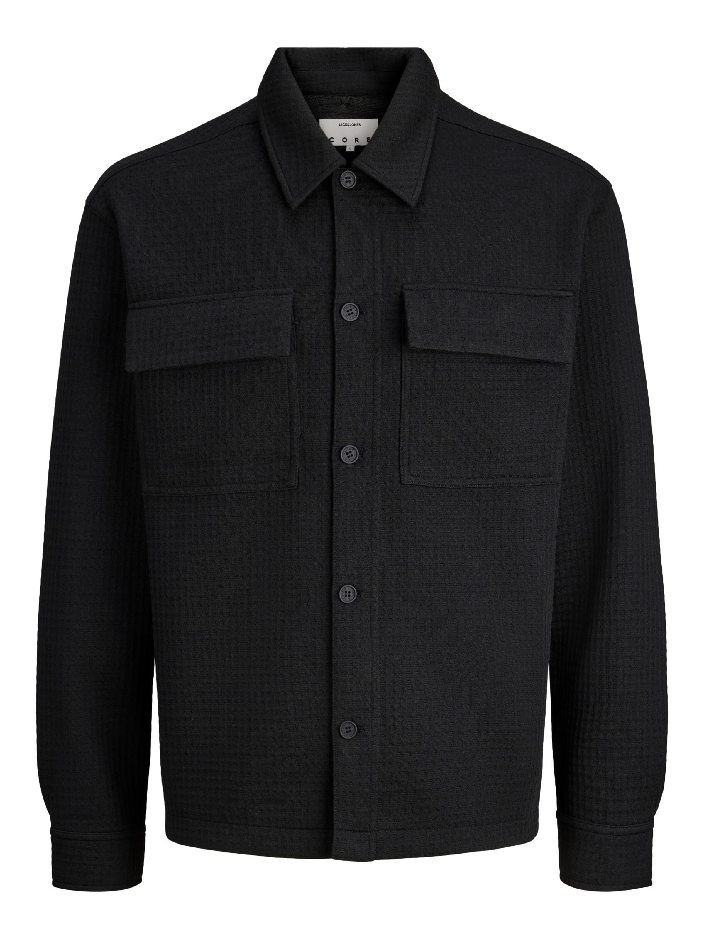 JACK & JONES Business shirt in 41-42 in Black, Item view