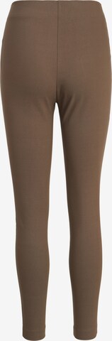 VILA - Skinny Leggings 'LAURA LOU' em castanho