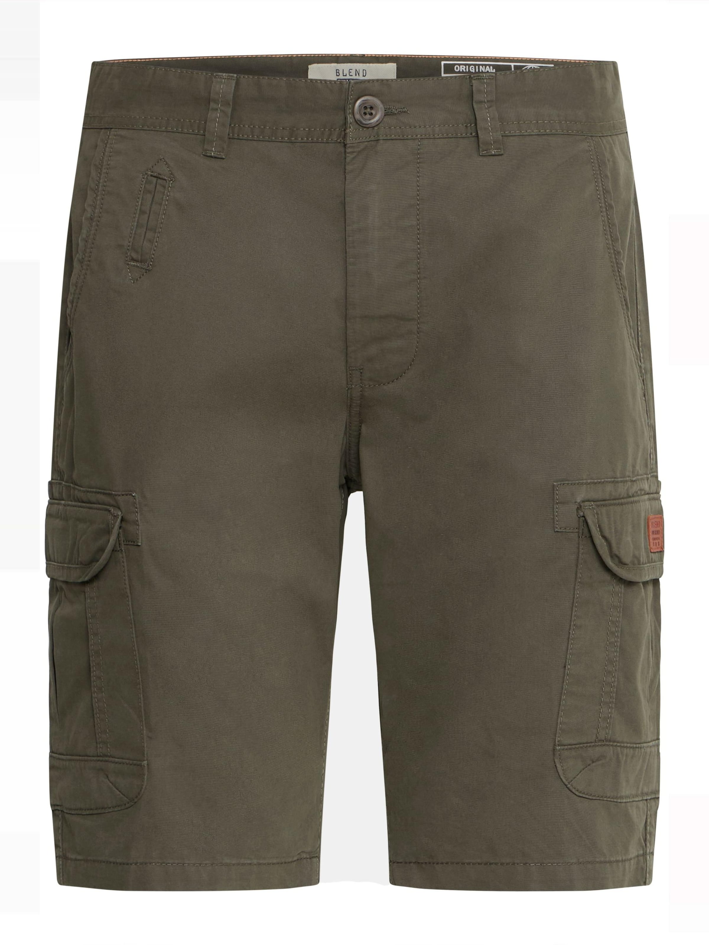 BLEND Cargohose 'Crixus' in Grün: Vorderseite