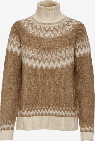 Only Petite Sweater 'Marjana' in Brown: front