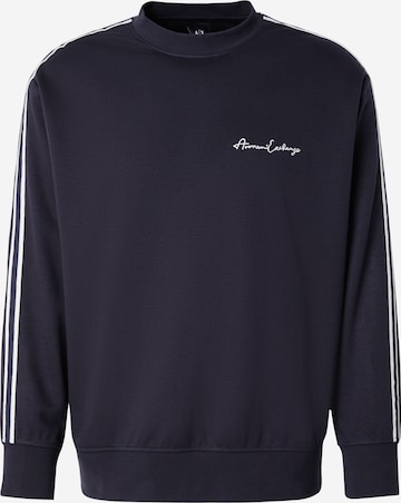 ARMANI EXCHANGE Sweatshirt in Blue: front