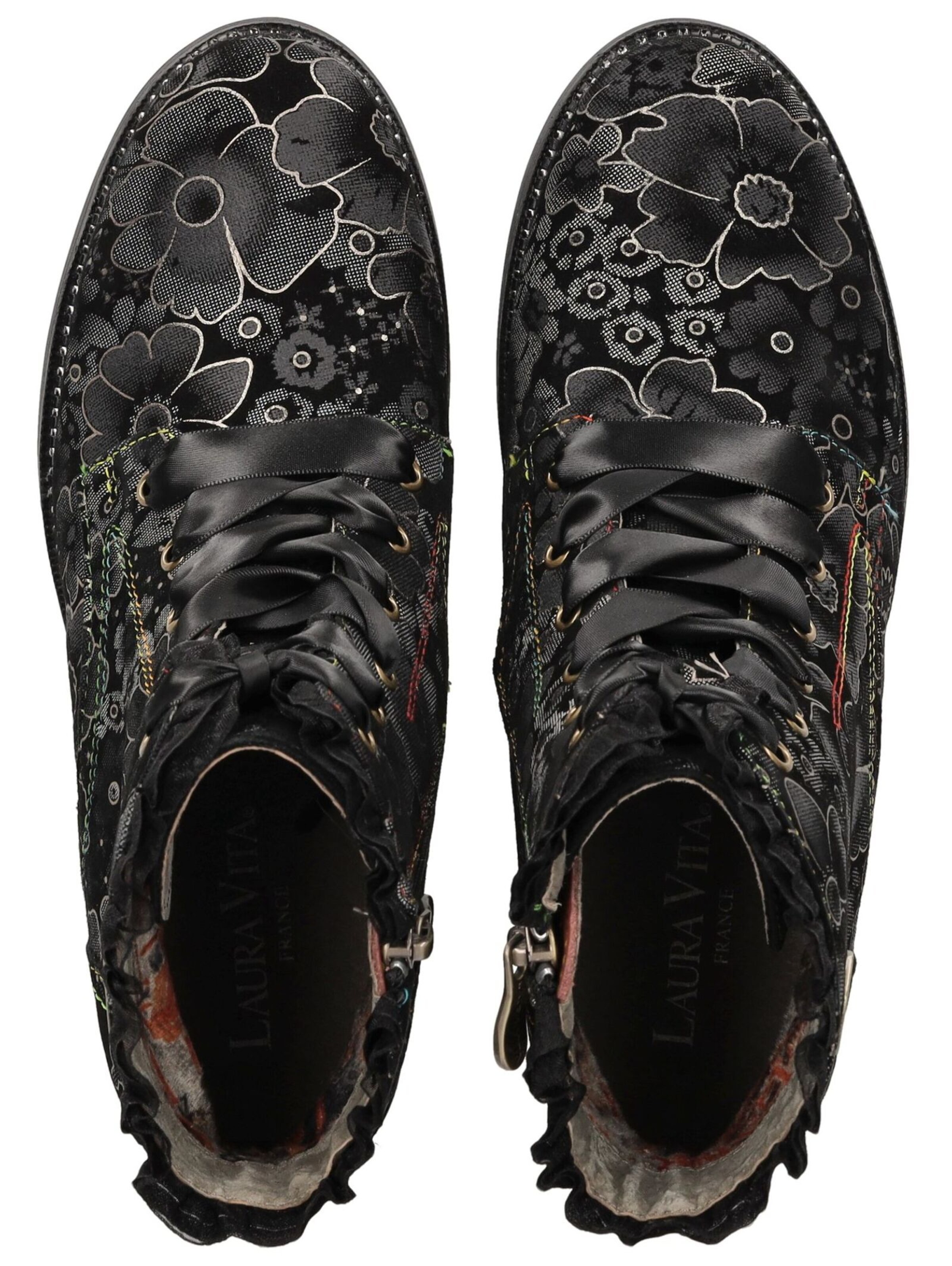 Laura Vita Veterlaarsjes in Zwart