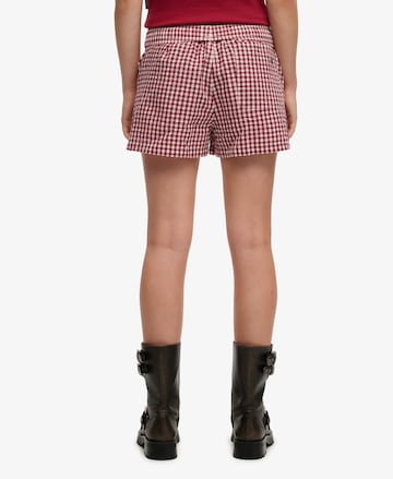 Superdry & Co Regular Broek in Rood