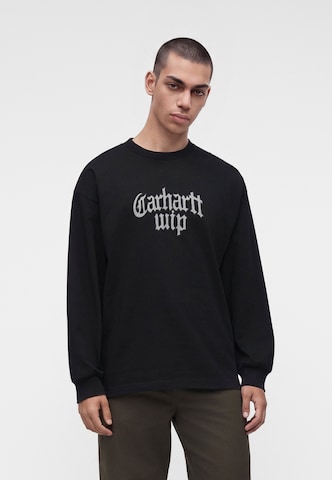 Carhartt WIP Μπλουζάκι 'Blackletter' σε μαύρο: μπροστά