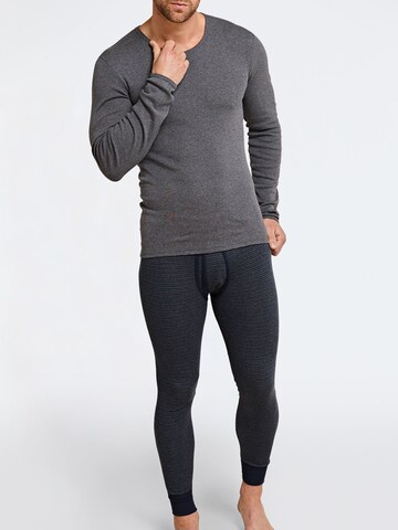 Sous-vêtements longs 'Feinripp Melange' SCHIESSER en bleu