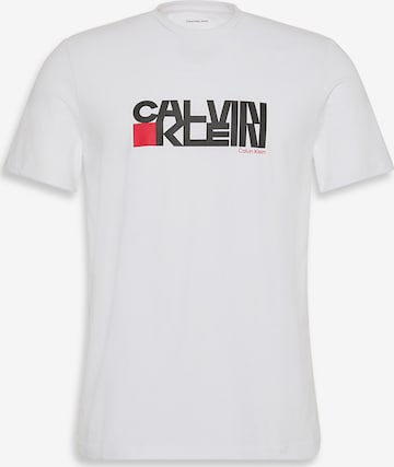 balts Calvin Klein Jeans T-Krekls: no priekšpuses