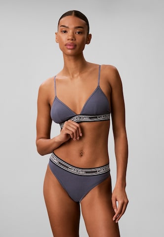 Calvin Klein Underwear Trójkąt Biustonosz w kolorze niebieski: przód
