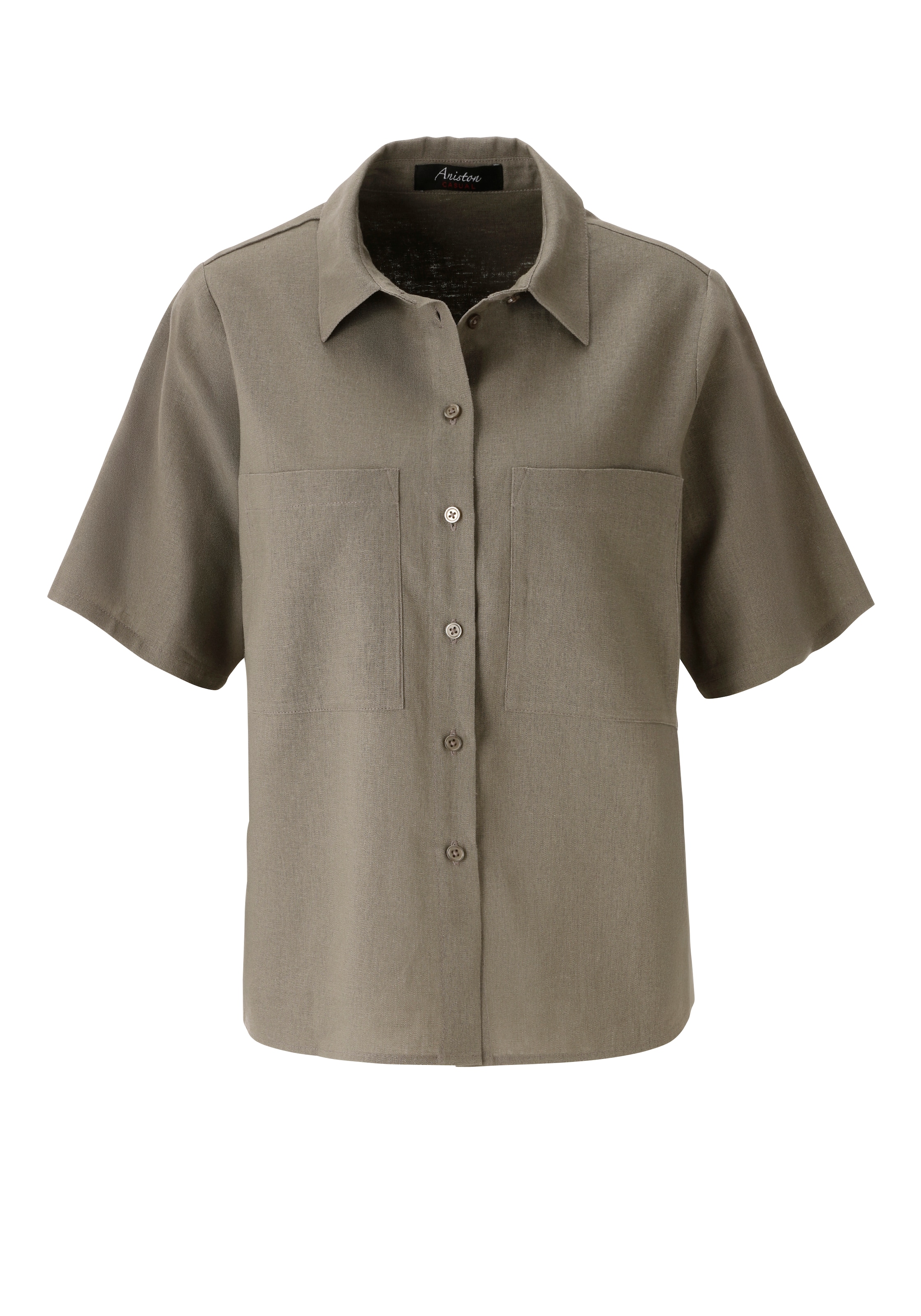 Aniston CASUAL Bluse in Grau: Vorderseite