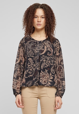 Cloud5ive Blouse in Zwart: voorkant