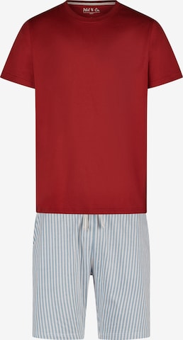 Phil & Co. Berlin Pyjama kurz in Blau: Vorderseite