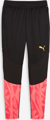 PUMA Skinny Sportovní kalhoty 'Individual Final' – černá: přední strana