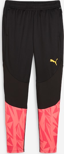 PUMA Sporthose 'Individual Final' in gelb / hummer / lachs / schwarz, Produktansicht