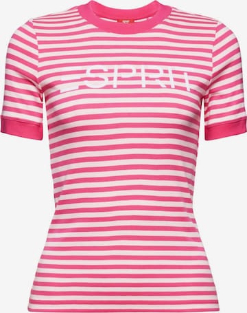 T-shirt ESPRIT en rose : devant