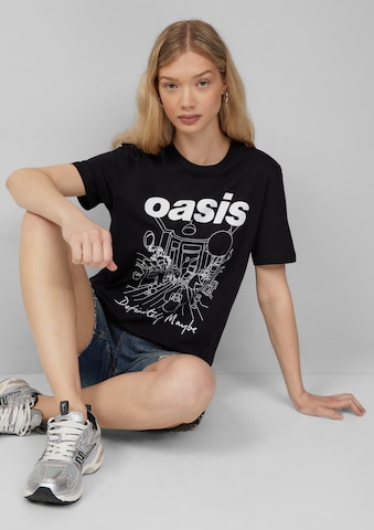 T-shirt 'Oasis Band' QS en noir