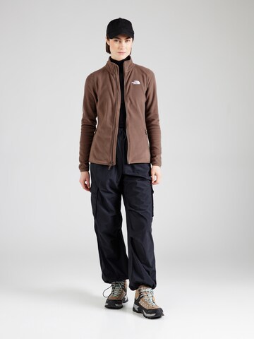 Giacca di pile funzionale '100 GLACIER' di THE NORTH FACE in marrone