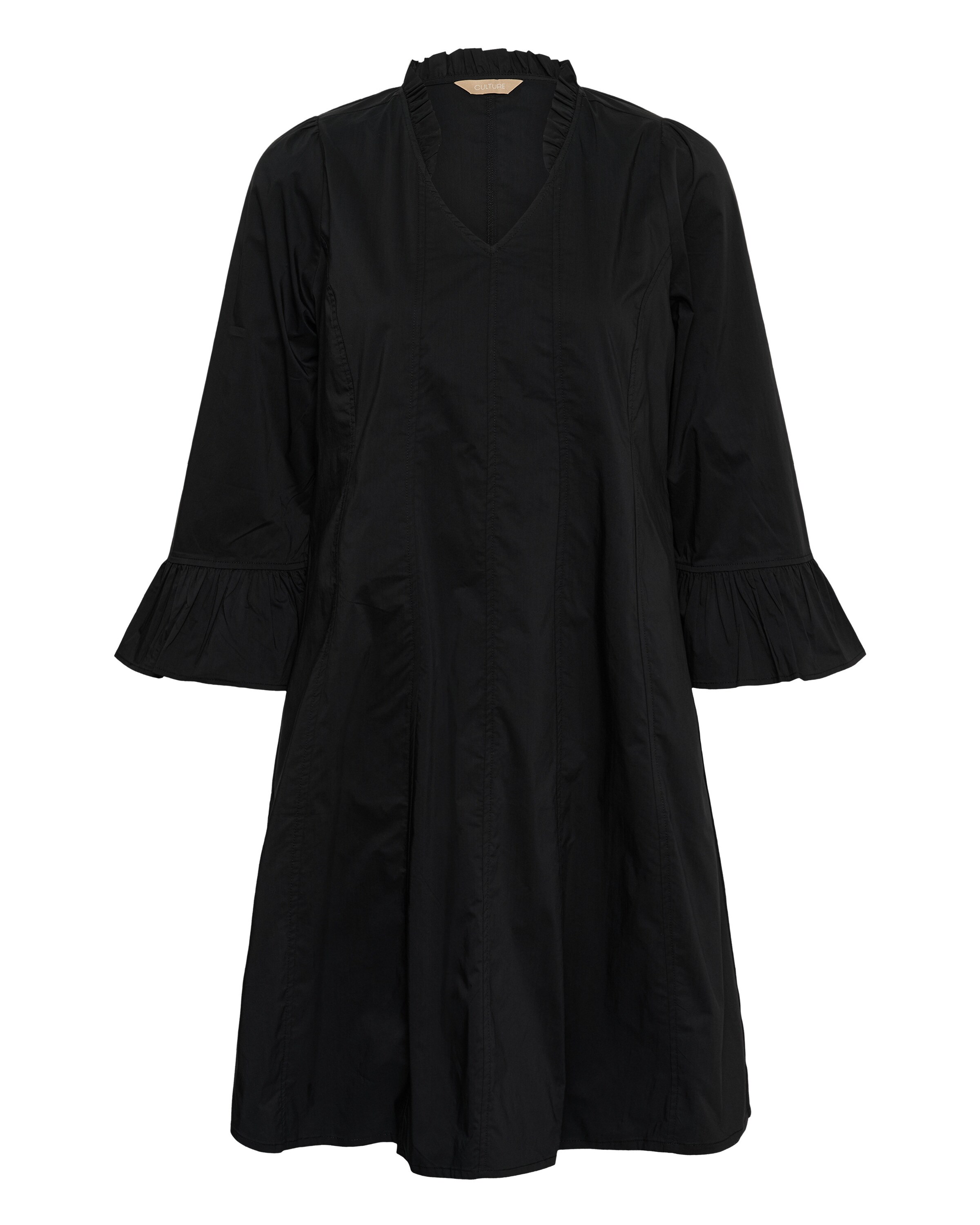 Robe CULTURE en noir : devant