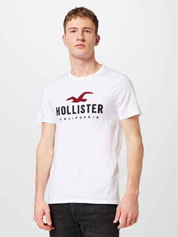 HOLLISTER Tričko - biela: predná strana