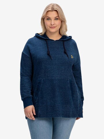 SHEEGO Sweatshirt in Blau: predná strana
