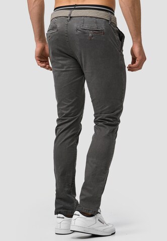 INDICODE JEANS Slimfit Chino in Grijs