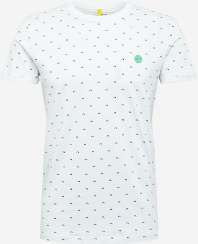 TOM TAILOR DENIM T-Shirt in marine / weiß, Produktansicht