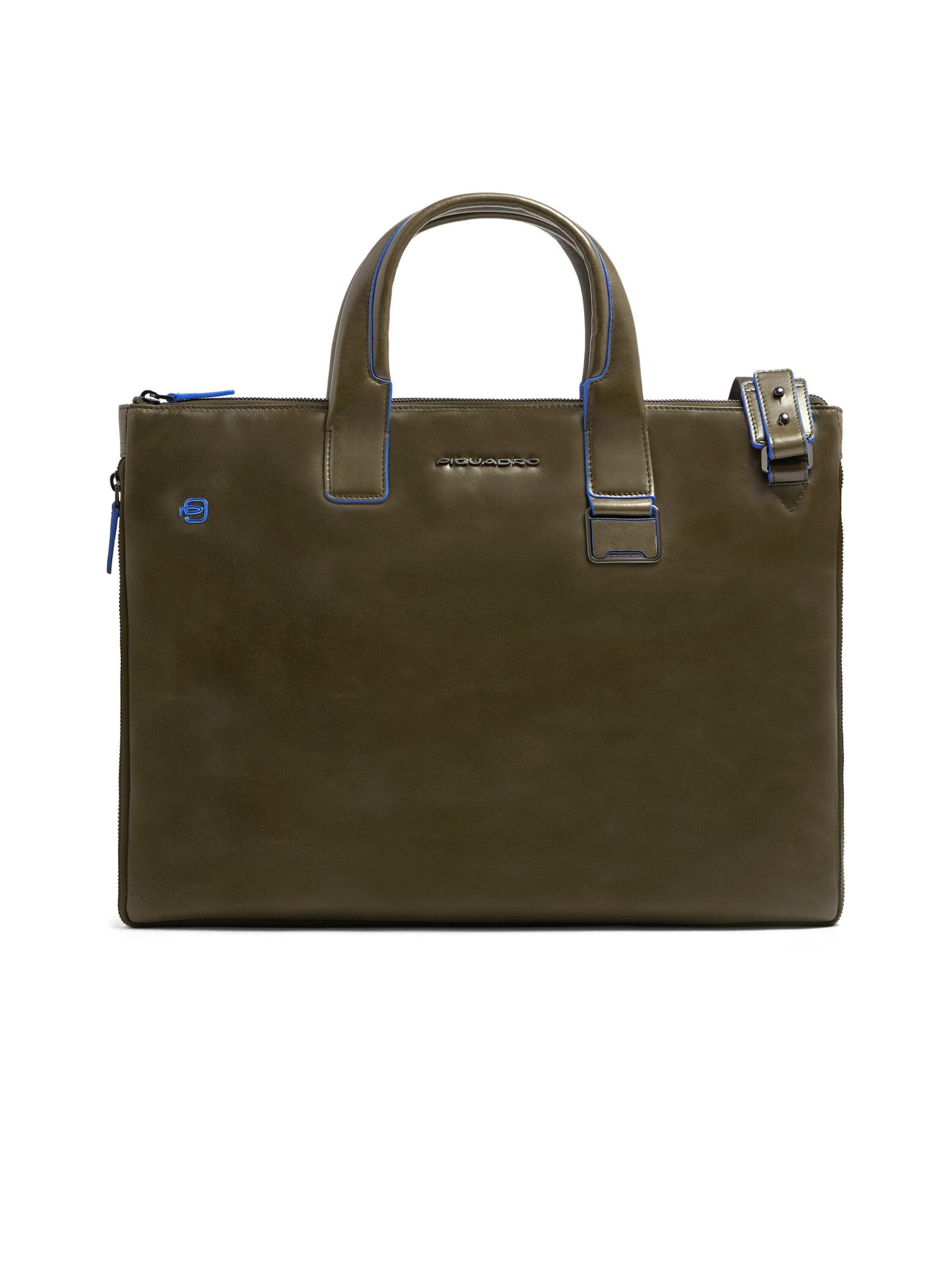 Piquadro Laptoptaske i grøn: forside